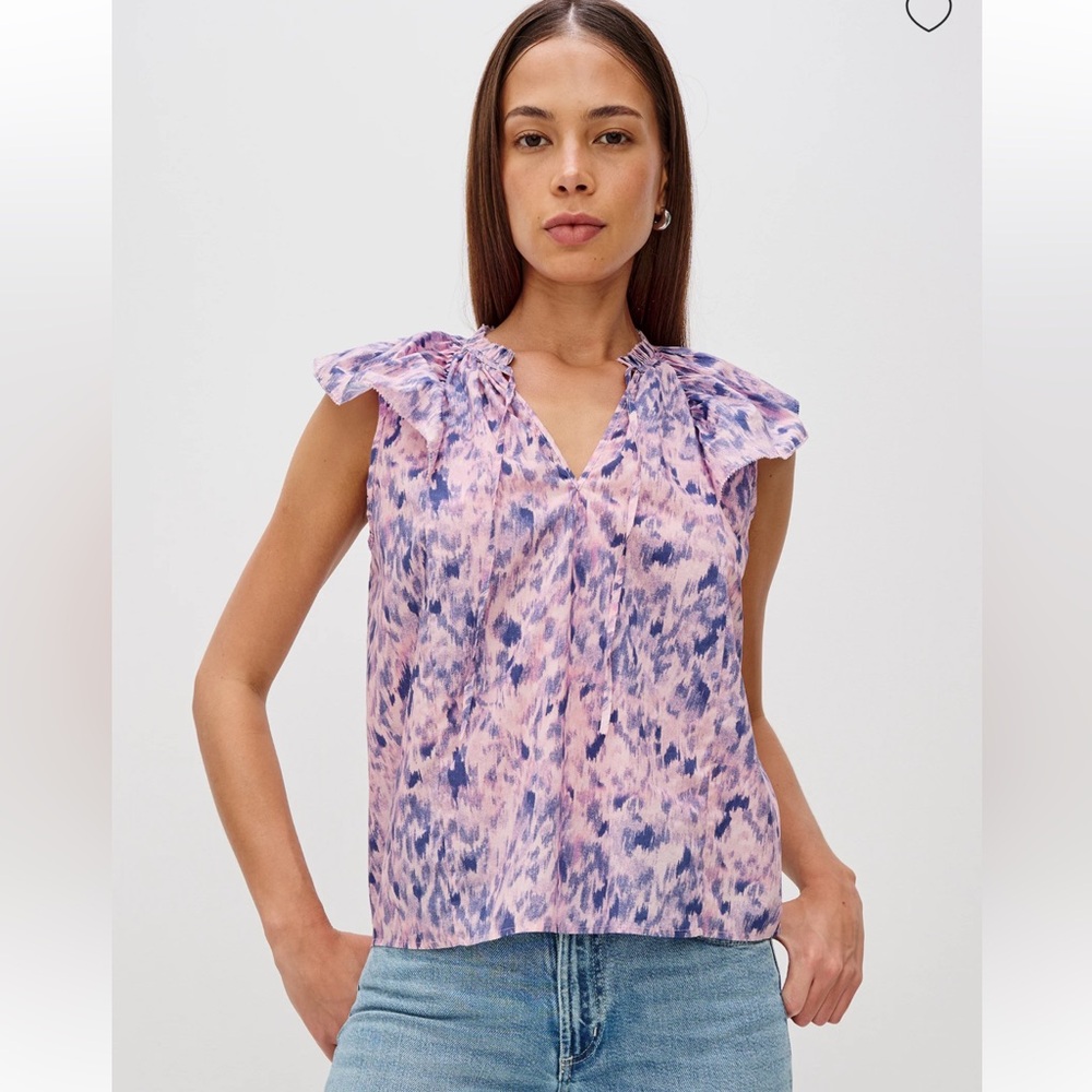 NWT Rails Karysa Top in  Pink Ikat